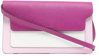 Trunk two-tone crossbody bag