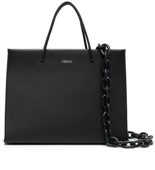 Chain-Handle Tote Bag