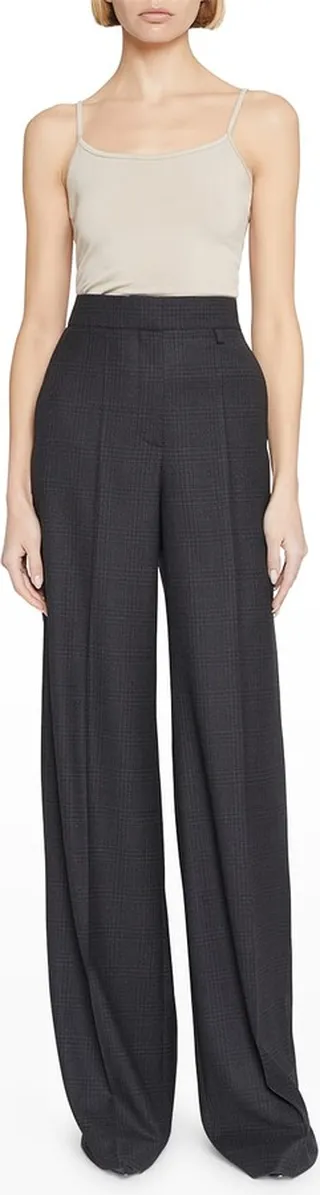 High-Rise Wide-Leg Trousers