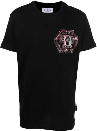 graphic-print cotton T-shirt
