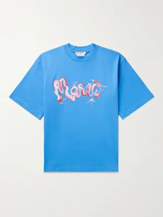 Logo-Print Cotton-Jersey T-Shirt