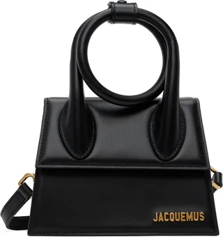 Jacquemus Black 'Le Chiquito Nœud' Bag