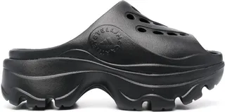 Logo-Embossed Perforated Clogs