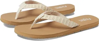 Flojos Juno Weave (Ivory Metallic) Women's Sandals
