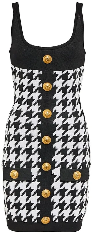 Houndstooth minidress