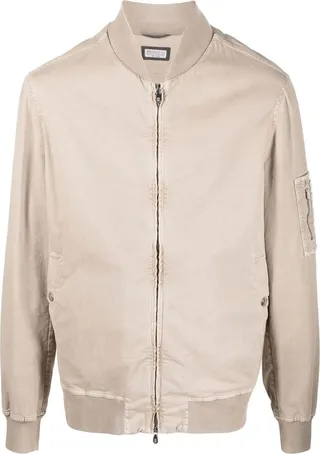 Zip-Up Bomber Jacket