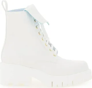 Chiara Ferragni Denim Lace-Up Ankle Boots