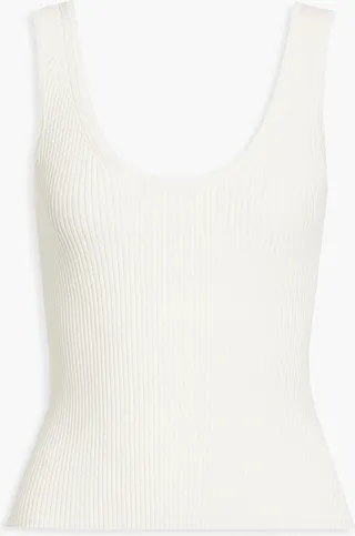 Ribbed-knit tank