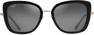 Violet Lake 53mm Polarized Round Sunglasses