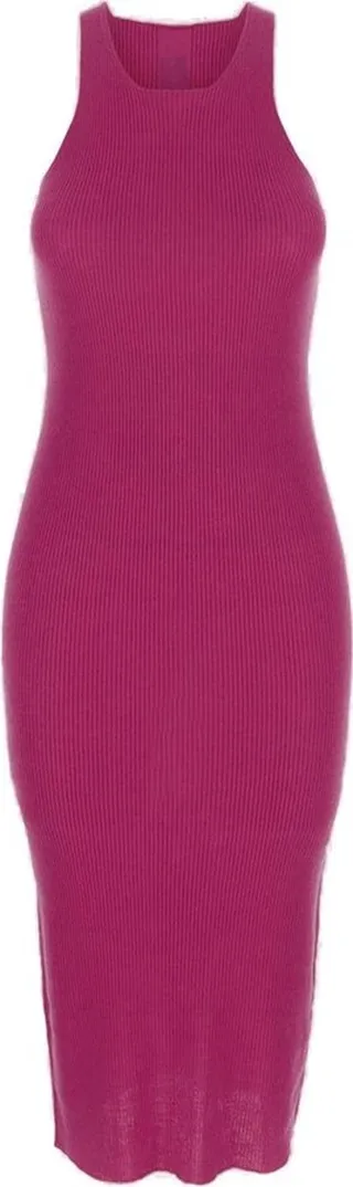 Rick Owens Sleeveless Knitted Midi Dress