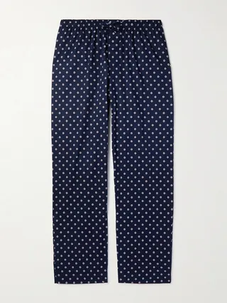 Nelson Printed Cotton-Poplin Pyjama Trousers