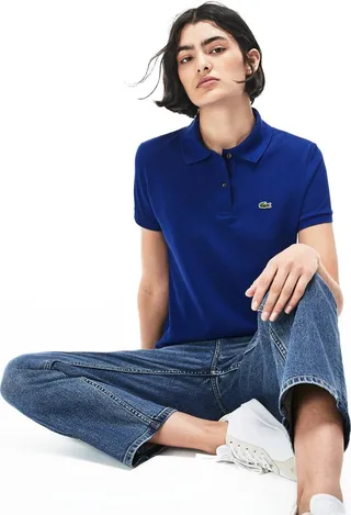 Women's Regular Fit Soft Cotton Petit Piqué Polo