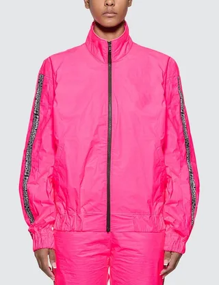 Tyvek Neon Pink Bomber Jacket