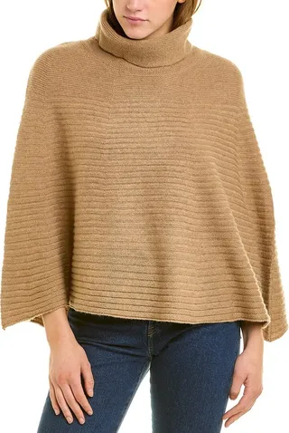 Forte Cashmere Circular Wool & Cashmere-Blend Poncho