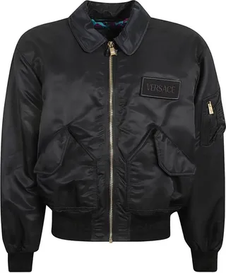 Versace Zip-Up Bomber Jacket