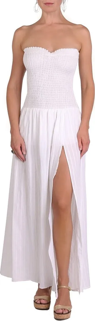 Morgan Strapless Coverup Maxi Dress