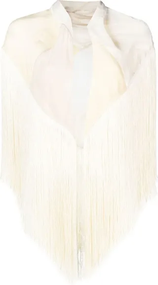 Fringed Shawl Cape