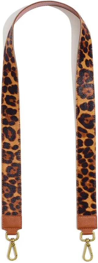 The Crossbody Bag Strap: Leopard Calf Hair Edition