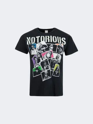 Notorious Big T-shirt Black Coal