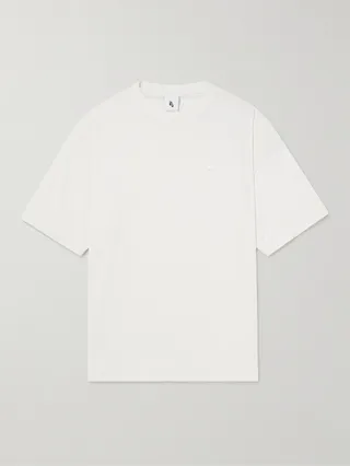 Solo Swoosh Logo-Embroidered Cotton-Jersey T-Shirt