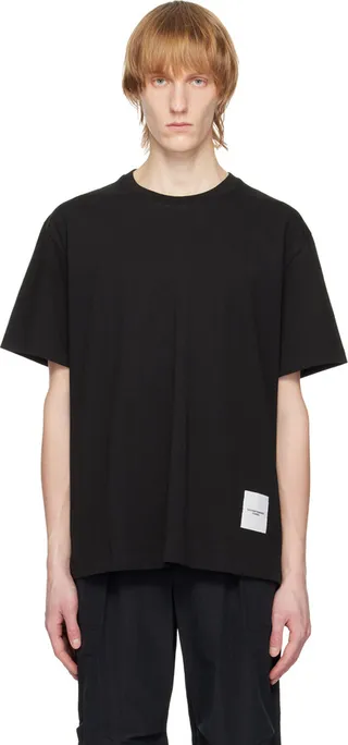 LE17SEPTEMBRE Black Basic T-Shirt