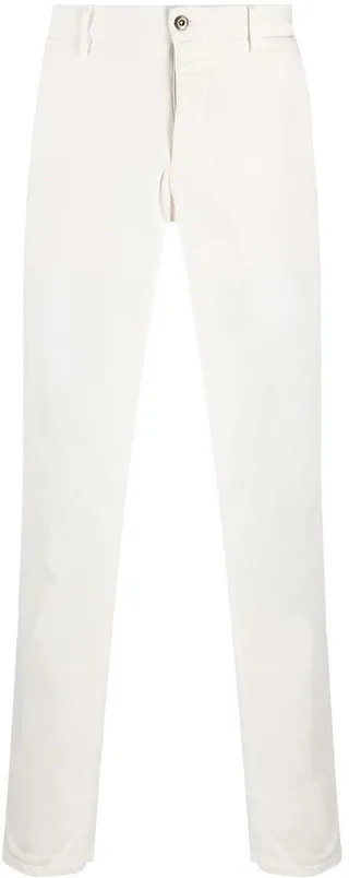 Straight-Leg Cotton Trousers