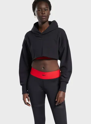 Cardi Crop Sweatshirt