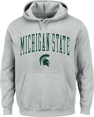 NCAA Michigan State Spartans Men's Big and Tall Gray Hoodie - 4X