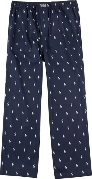 Polo Ralph Lauren Logo Cotton-poplin Pyjama Trousers