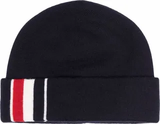 Stripe Detail Merino Beanie
