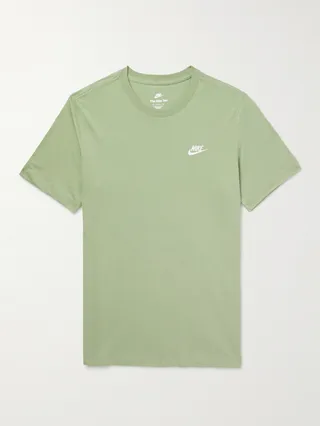 NSW Logo-Embroidered Cotton-Jersey T-Shirt