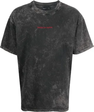 embroidered-logo T-shirt