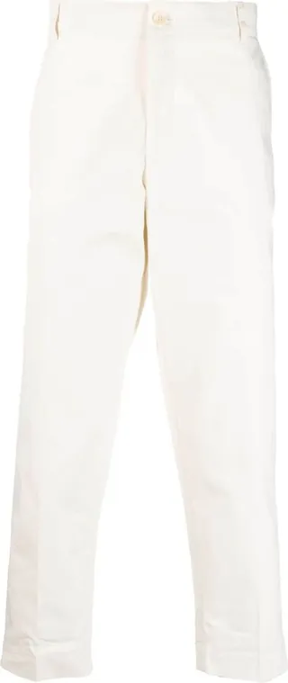 Cropped Cotton Trousers
