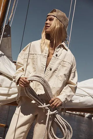Opal Swing Denim Jacket by We The Free at Free People