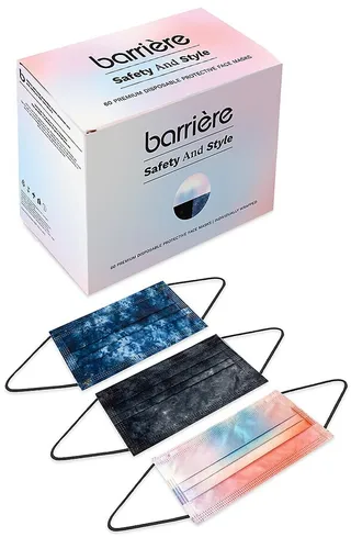 Tie-Dye & Ombré Face Masks 60-Pack