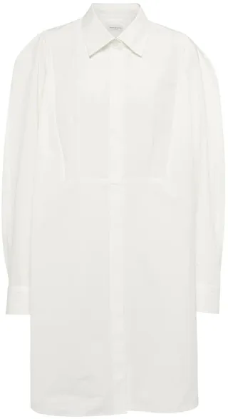 Taffeta shirt dress
