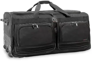 JWorld Brighton 140L Rolling Duffel Bag - Black