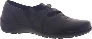 Cora Braid Womens Faux Leather Strappy Slip-On Sneakers