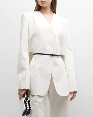 Cut-Out Waist Jacket