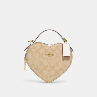 Heart Crossbody In Signature Canvas