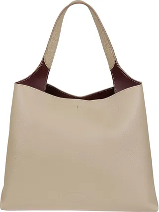 Timeless Logo Embossed Tote Bag