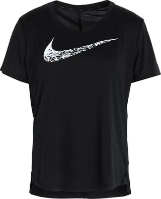 Nike Swoosh Run Women's Short-sleeve Running Top T-shirt Black