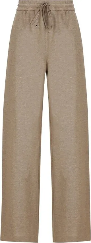Max Mara Drawstring Straight Leg Trousers