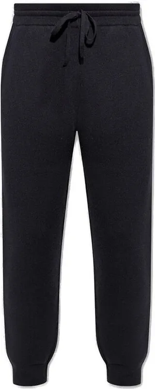 Emporio Armani Drawstring Knitted Track Pants