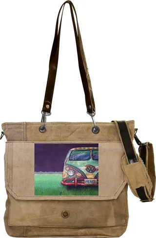 Peacemobile Tent Tote Bag