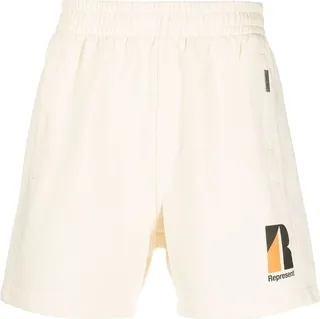Logo-Print Cotton Shorts