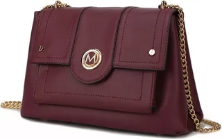MKF Collection by Mia K Eden Vegan Leather Women’s Shoulder Bag - Red
