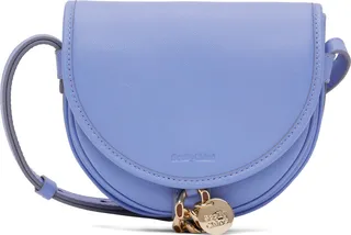 See by Chloé Blue Small Mara Saddle Bag