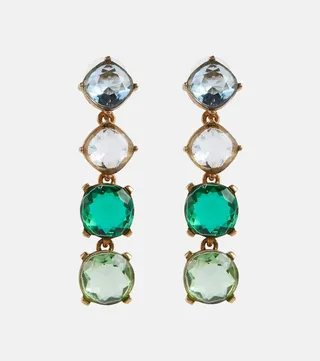 Half and Half Gallery drop earrings