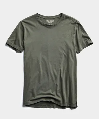 Made In L.A. Premium Jersey T-Shirt in in Olive